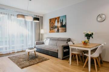 Фото номера Улучшенные апартаменты с 1 спальней Апарт-отели EXCLUSIVE Aparthotel г. Краков 16