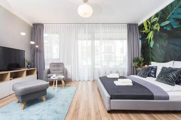 Фото номера Номер-студио Делюкс с балконом Апарт-отели Inpoint Smart Apartments г. Краков 3