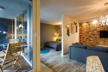 Фото номера Апартаменты-студио II Апартаменты Designomania Apartments - Nadwiślańska 11 г. Краков 3