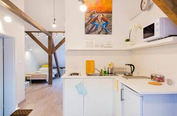 Фото номера Loft with Private Bathroom - Attic Апартаменты Pilotow 87 Apartments г. Краков 2