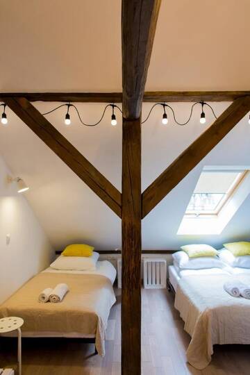 Фото номера Loft with Private Bathroom - Attic Апартаменты Pilotow 87 Apartments г. Краков 5