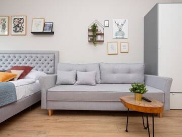 Фото номера Улучшенные апартаменты-студио с видом на город Апарт-отели Wawel Apartments - Old Town г. Краков 3
