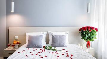 Фото номера Двухместный номер с 1 кроватью Апарт-отели Apartamenty Platinia г. Краков 18