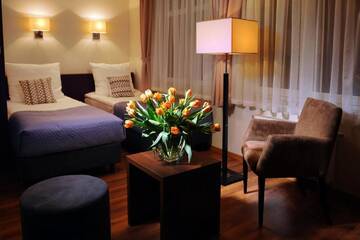Фото номера Двухместный номер с 2 отдельными кроватями Апарт-отели Armon Residence г. Краков 6