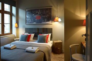 Фото номера Апартаменты с 1 спальней Апартаменты La Gioia Grey Stylish Apartments г. Краков 25