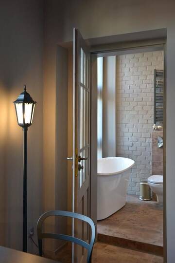 Фото номера Апартаменты с 2 спальнями Апартаменты La Gioia Grey Stylish Apartments г. Краков 6