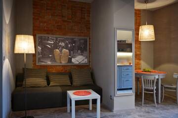 Фото номера Апартаменты с 2 спальнями Апартаменты La Gioia Grey Stylish Apartments г. Краков 10