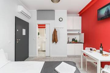Фото номера Номер-студио с видом на город - 19/2 Апартаменты K12 Apartments г. Краков 9