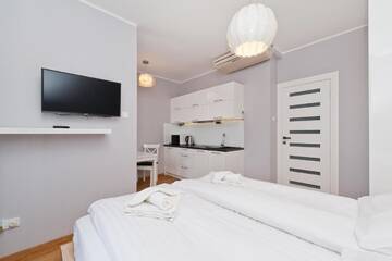 Фото номера Апартаменты-студио - Lubicz 17F Апартаменты Apartamenty Sun &amp; Snow Kraków Browar Lubicz г. Краков 4