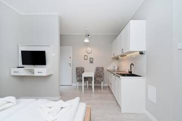 Фото номера Апартаменты-студио - Lubicz 17F Апартаменты Apartamenty Sun &amp; Snow Kraków Browar Lubicz г. Краков 4