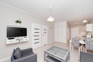 Фото номера Апартаменты с 1 спальней - Lubicz 17F Апартаменты Apartamenty Sun &amp; Snow Kraków Browar Lubicz г. Краков 4