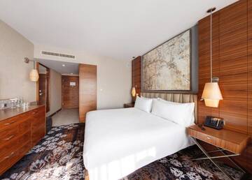 Фото номера Номер с кроватью размера «king-size» Отель DoubleTree by Hilton Krakow Hotel &amp; Convention Center г. Краков 4