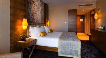 Фото номера Номер с кроватью размера «king-size» Отель DoubleTree by Hilton Krakow Hotel &amp; Convention Center г. Краков 5