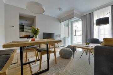 Фото номера Апартаменты с 2 спальнями и балконом Апарт-отели STRADONIA Serviced Apartments г. Краков 5