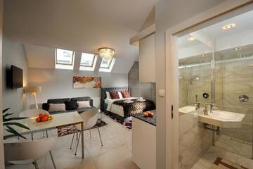 Фото номера Апартаменты Делюкс Апартаменты Elegant City Center Apartment г. Краков 8