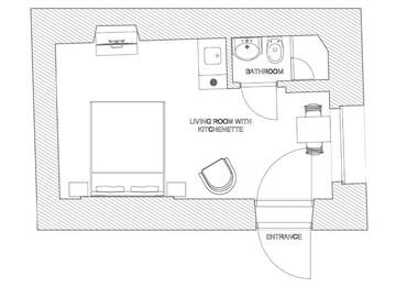 Фото номера Апартаменты-студио - 2 этаж Апартаменты Apartments Roman г. Краков 9
