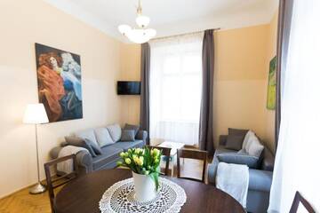 Фото номера Апартаменты с 2 спальнями - 3 этаж Апартаменты Apartments Roman г. Краков 7