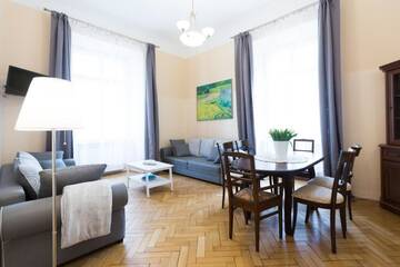 Фото номера Апартаменты с 2 спальнями - 3 этаж Апартаменты Apartments Roman г. Краков 8
