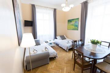 Фото номера Апартаменты с 2 спальнями - 3 этаж Апартаменты Apartments Roman г. Краков 13