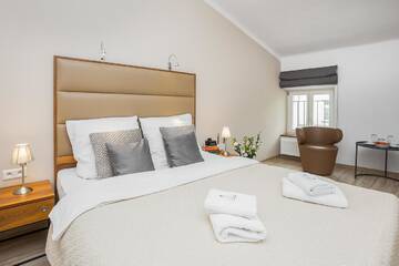 Фото номера Двухместный номер с 1 кроватью Апарт-отели Pergamin Royal Apartments г. Краков 9