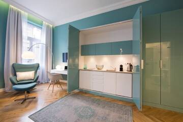 Фото номера Номер-студио с кроватью размера &quot;king-size&quot; Апартаменты Apartamenty Pod Orłem г. Краков 9
