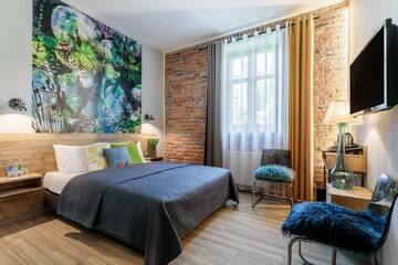 Фото номера Стандартный двухместный номер с 1 кроватью Апарт-отели Art &amp; Garden Residence г. Краков 13