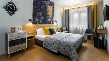 Фото номера Стандартный двухместный номер с 1 кроватью Апарт-отели Art &amp; Garden Residence г. Краков 24