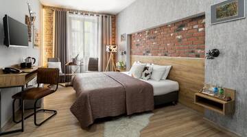 Фото номера Стандартный двухместный номер с 1 кроватью Апарт-отели Art &amp; Garden Residence г. Краков 19