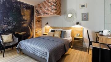 Фото номера Стандартный двухместный номер с 1 кроватью Апарт-отели Art &amp; Garden Residence г. Краков 23
