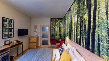 Фото номера Классический двухместный номер с 1 кроватью Апарт-отели Art &amp; Garden Residence г. Краков 2
