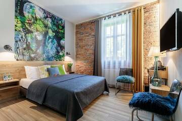 Фото номера Стандартный двухместный номер с 1 кроватью Апарт-отели Art &amp; Garden Residence г. Краков 7