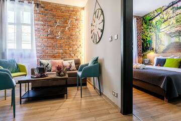 Фото номера Люкс, вид на сад Апарт-отели Art &amp; Garden Residence г. Краков 2