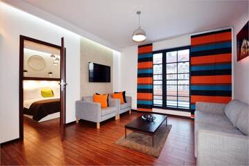 Фото номера Апартаменты с 1 спальней Апартаменты Holiday Apartments Browar Lubicz Krakow Stare Miasto г. Краков 3