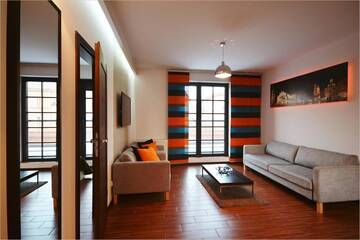 Фото номера Апартаменты с 1 спальней Апартаменты Holiday Apartments Browar Lubicz Krakow Stare Miasto г. Краков 9