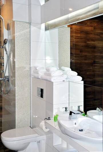 Фото номера Апартаменты с 1 спальней Апартаменты Holiday Apartments Browar Lubicz Krakow Stare Miasto г. Краков 13