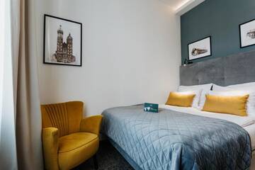 Фото номера Стандартный двухместный номер с 1 кроватью Отель Hotel 32 Kraków Old Town г. Краков 5