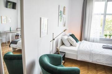 Фото номера Апартаменты-студио Проживание в семье SILVER apartment г. Краков 10