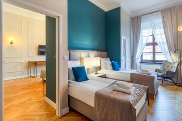 Фото номера Апартаменты с 2 спальнями Апарт-отели MR 3 Apartments г. Краков 6
