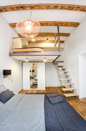 Фото номера Двухуровневые апартаменты Апартаменты Luxurious Apartments Gertrudy г. Краков 17