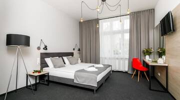 Фото номера Стандартный двухместный номер с 1 кроватью Апартаменты Happy Apartments г. Краков 25