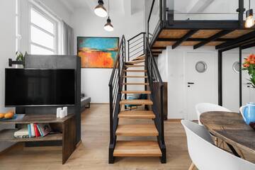 Фото номера Люкс в мансарде Апартаменты Lofts Cracow Apartments - City Center г. Краков 2