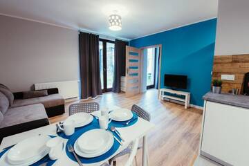Фото номера Апартаменты с 1 спальней 1 Апартаменты Flower Residence г. Краков 8