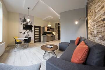 Фото номера Апартаменты с 3 спальнями Апарт-отели Yourplace M57 Apartments г. Краков 11