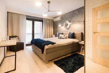 Фото номера Апартаменты с террасой Апартаменты Kings City - Skawińska Apartment г. Краков 57