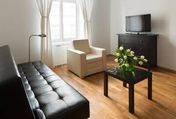 Фото номера Апартаменты с 1 спальней и гостиной Апартаменты Apartment Krakow Zegadłowicza г. Краков 9