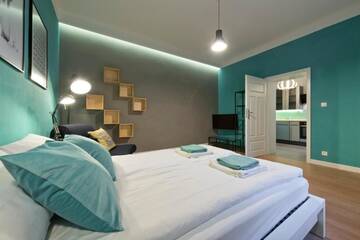 Фото номера Апартаменты с 2 спальнями - Zyblikiewicza 11 Апартаменты Centre Apartments-Old Town г. Краков 3