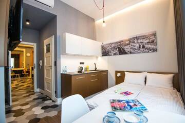 Фото номера Апартаменты-студио (для 2 взрослых) Апартаменты Cracow Apartaments II г. Краков 16