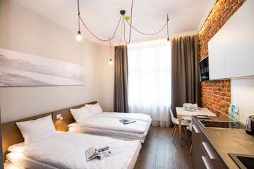 Фото номера Апартаменты-студио (на 3 взрослых) Апартаменты Cracow Apartaments II г. Краков 13