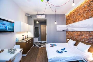 Фото номера Апартаменты-студио (на 3 взрослых) Апартаменты Cracow Apartaments II г. Краков 9