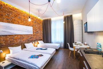 Фото номера Апартаменты-студио (на 3 взрослых) Апартаменты Cracow Apartaments II г. Краков 3